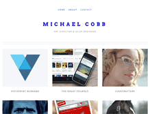 Tablet Screenshot of michaelcobbdesign.com